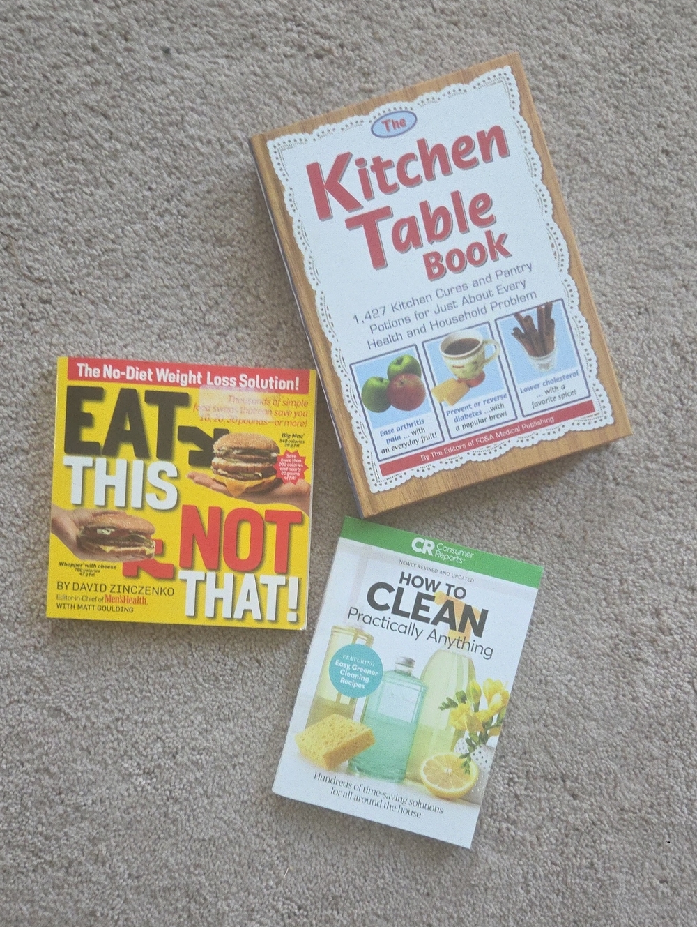 Unknown Brand Yellow 'Eat This, Not That!' Book - Kitchen & Diet Guide